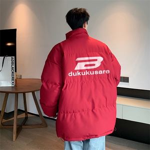 已注册港风直播抖音高品质宽松男羽绒棉面包服棉衣外套M1005P85图片