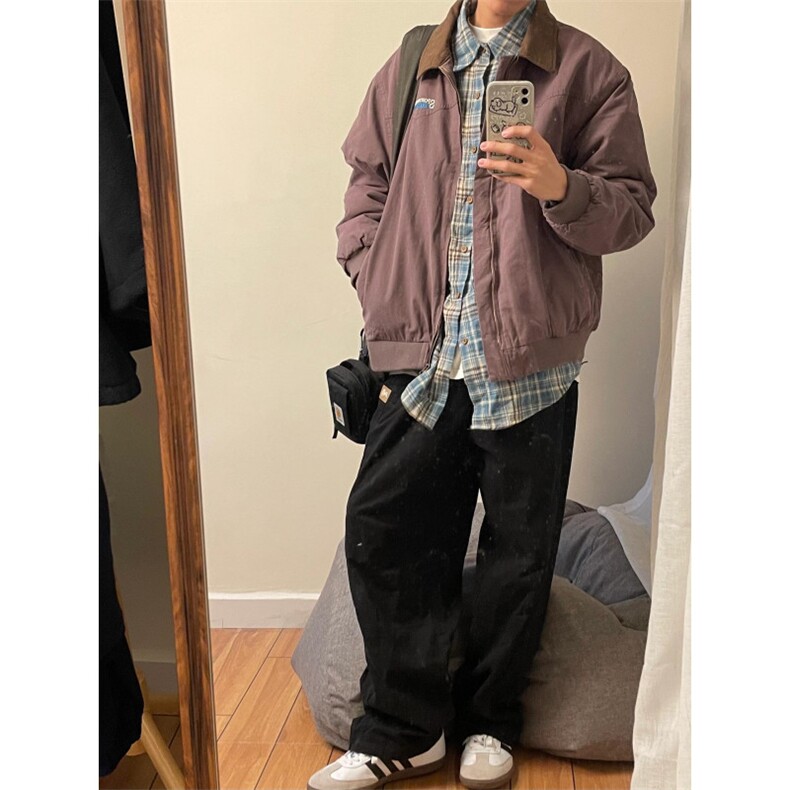 【有货】cleanfit紫色底特律外套男高级感工装夹克8158CC-特P65,男装夹克,星座1007（原301D）