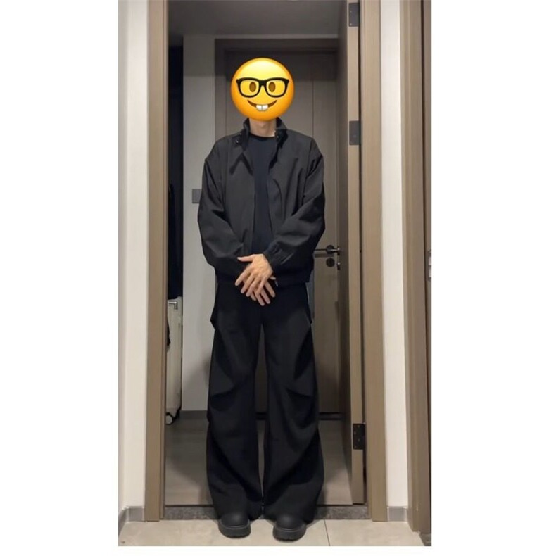 美式夹克外套休闲宽松高级男女春秋冲锋衣纯色简约百搭飞行员夹克,男装夹克,星座506A