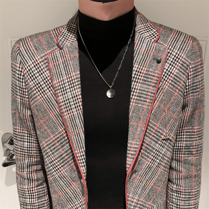 秋冬店主休闲夹克西装单西男士修身西服A236-XZ-160-P130,男装夹克,电商A236