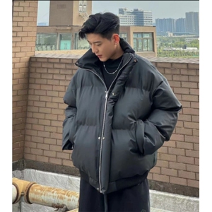 网图 冬季哑光PU皮棉服 加厚保暖棉衣D8808-特P65图片
