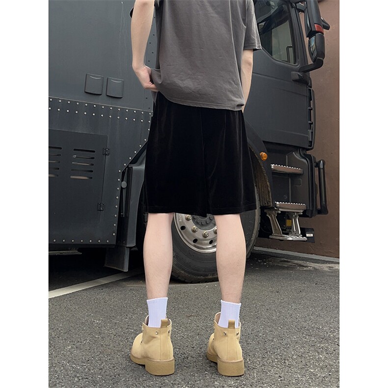 A178男女同款冰丝速干短裤休闲夏季外穿宽松休闲裤DK161-P28,男装休闲裤,电商A178