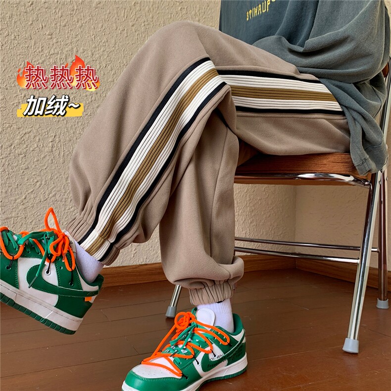 冬季加绒加厚毛呢休闲裤男D329-QM557-P65控88,男装卫衣,电商D329