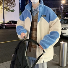 2024冬季加绒加厚棉服羊羔绒百搭保暖ins外套男MY103P105控价138，男装棉衣，电商A086