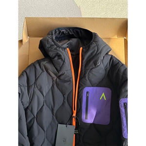高品 撞色多巴胺棉衣情侣户外保暖轻量化连帽棉服男女 A1146-P95图片
