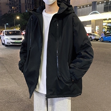 冬装潮牌连帽加棉冲锋衣港风加厚棉衣外套加厚保暖男装JK2810P85，男装棉衣，电商A086