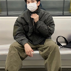 设计感拉链飞行员外套男装宽松高级机车服工装夹克棒球服678，男装夹克，星座516A