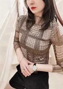 春装新款，韩网印花打底衫,其它,赫琳娜