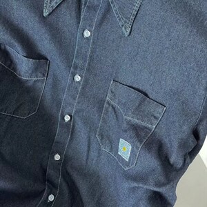 夏季薄款牛仔短袖衬衫男韩版宽松痞帅百搭衬衣C136P38图片