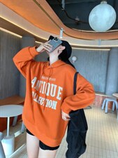 现货秋季新款高端戴帽卫衣，女装卫衣/绒衫，泽妤