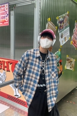 特P40无差价新款秋季百搭格子时尚长袖衬衫-HS2288港风，男装衬衫，电商A003