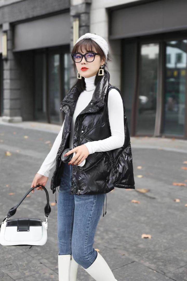 冬季补单款羽绒马甲，女装马甲，名门秀