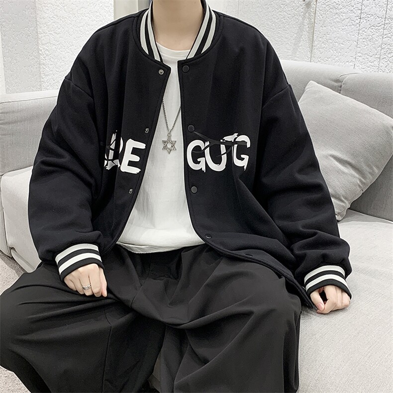 男装宽松休闲中性夹克外套上衣情侣款春装棒球服运动现货DM89-P60,男装夹克,电商D321-1