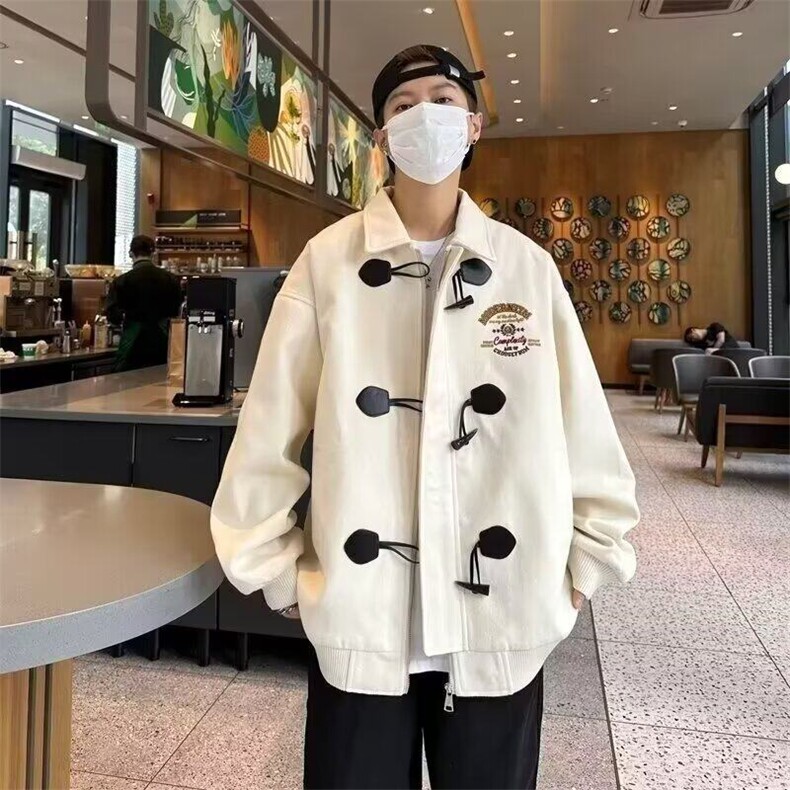 f689P40春装男生休闲外套时尚学生上衣夹克宽松日系,男装夹克,星座512-6