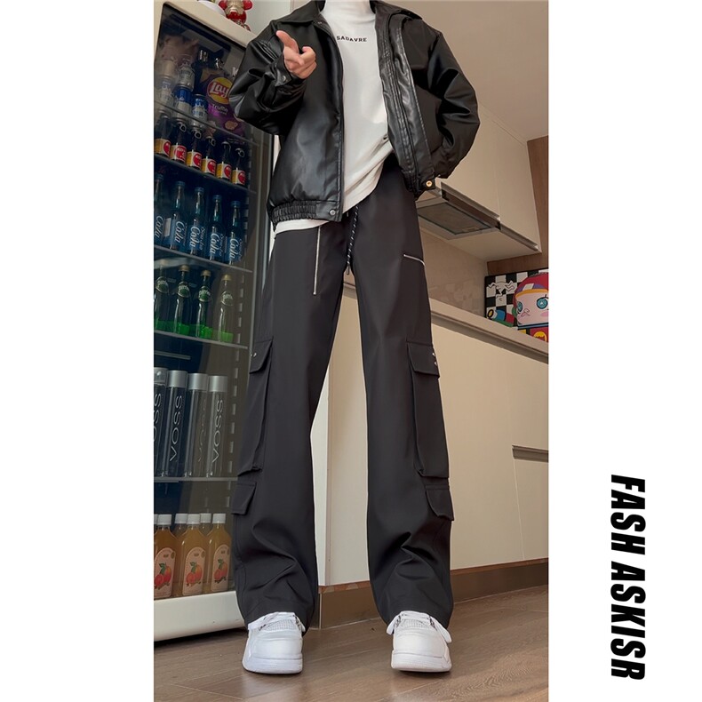 抖音得物品质百搭休闲裤212-2-DY171-特P60加绒特P65,男装休闲裤,星座808A-1