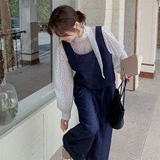 【大货】Q2501P175K248仿牛仔三件套[2D113]，女装套装/套裙，2D113