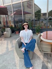 夏季镂空蕾丝小衫，其它，素凡 SU·FAN