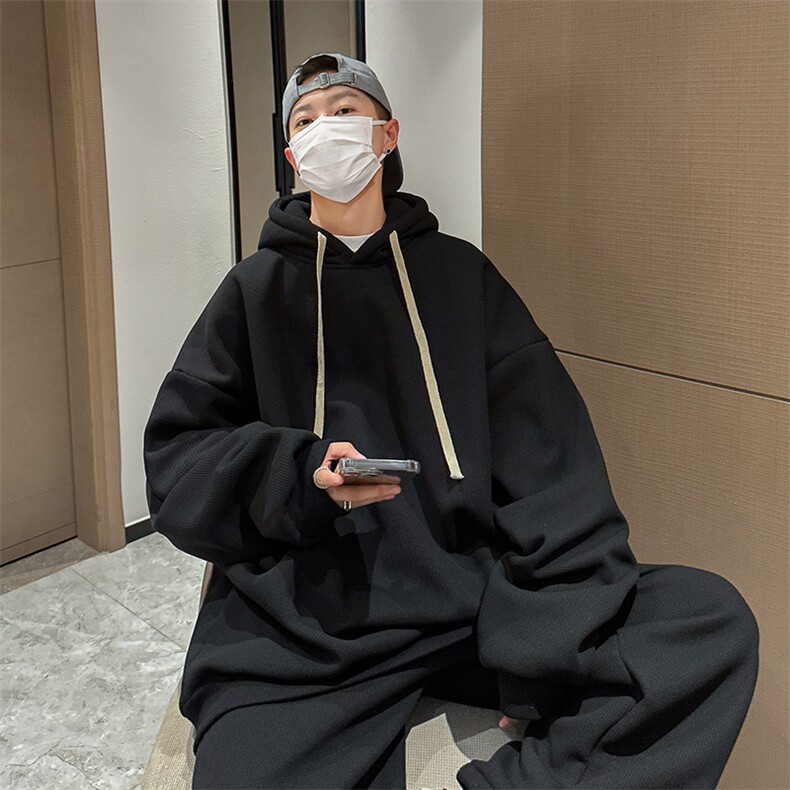 8XL-M羊羔绒卫衣套装男裤子两件套加肥加大码TZ301-P120控148,男装休闲套装,电商D206-1