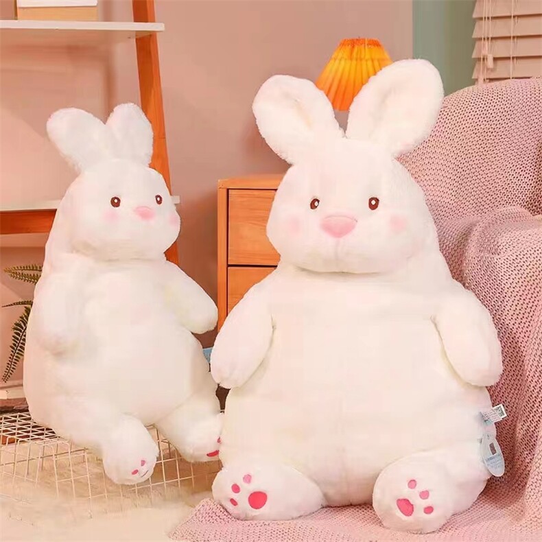 懒惰兔子，创易毛绒玩具