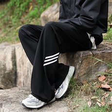 冰丝裤子男宽松直筒速干裤美式运动休闲束脚长裤KK292-P35，男装休闲裤，星座1001-1