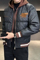 2024新款男士羽绒服短款连帽帅气鸭绒外套B240-YR6805-P210，男装羽绒服，电商B240