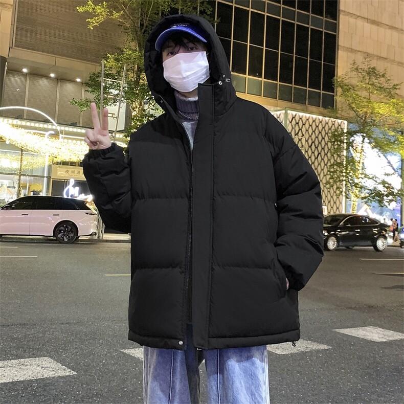 现货高品质美式高街冬季重磅三防加厚羽绒棉衣厚外套面包棉服,男装棉衣,电商A443