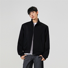 秋冬新款400克重磅立领拼接卫衣WY953-P55K控88，男装卫衣，电商A072