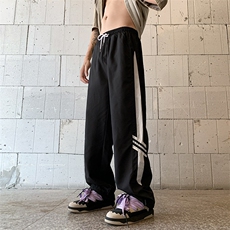 美式复古高街工装裤男直筒阔腿休闲裤时尚潮流ins长裤K01250-P38，男装休闲裤，星座308B-1