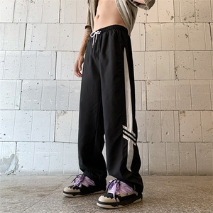 美式复古高街工装裤男直筒阔腿休闲裤时尚潮流ins长裤K01250-P38图片