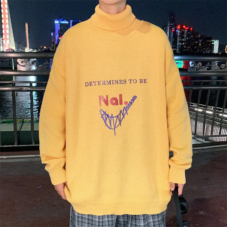 ！2023秋冬新款男士高领毛衣潮流高品质打底针织毛衫M701P55,男装针织衫/毛衣,电商B220