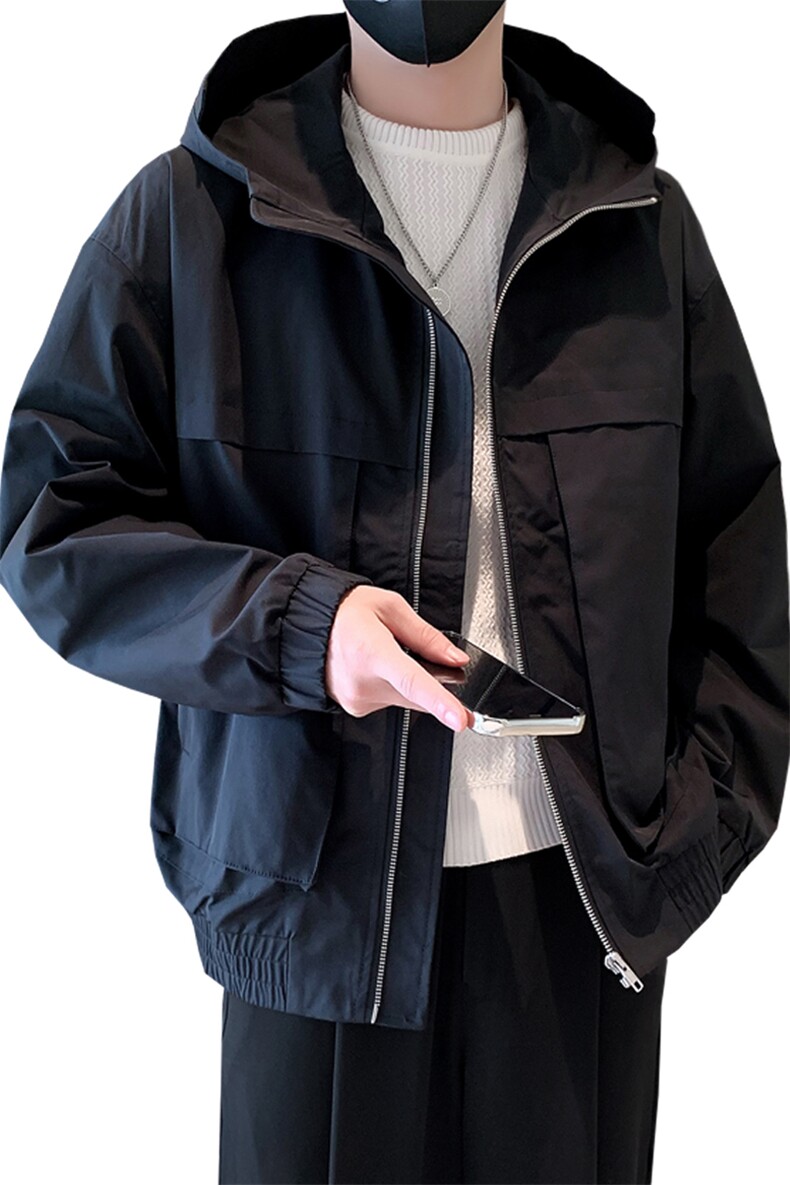 23年春秋季冲锋衣夹克男潮牌宽松登山服外套,男装夹克,电商A210