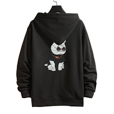 KS21044-P38连帽开衫卫衣男运动外套大码班服砖墙挂拍，男装卫衣，电商A040A