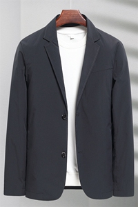 2023春季新款商务休闲中青年男士宽松百搭简约纯色单西西服外套潮图片