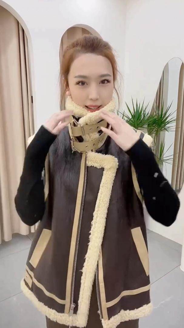 皮马甲，女装马甲，C&B