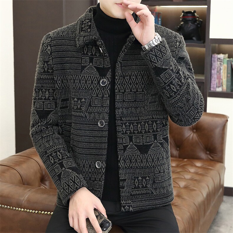 秋冬新款男士商务休闲毛呢大衣短款夹克外套上衣D66P135控228，男装毛呢大衣，电商B226