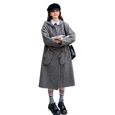 现货冬季新款连帽双面羊绒大衣小个子温暖氛围感2C220-P285K399，女装毛呢外套，2C220