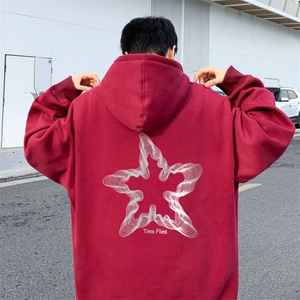 ！连帽圆领卫衣男装港风帽衫男 LM174-P35图片