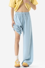 2026夏季新款纯色大码冰感冰丝弯刀裤男K6730-特P28建议零售价68，男装休闲裤，电商A001