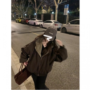 现货 双面穿帆布水洗棉情侣座山雕棉服M2677-P95网图图片