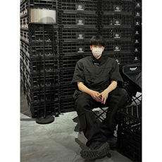 （有货）美式高街机能衬衫短袖男暗黑日系T恤潮半袖体恤CS12批58，男装衬衫，星座218-5