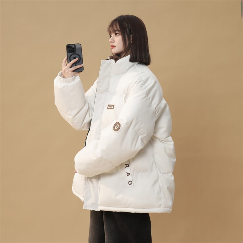 中性棉衣男女棉服立领皮标小牛津防水面料撞色棉袄面包服1609-P75,男装棉衣,星座207