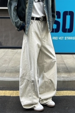 8XL-M工装裤男秋季日系男直筒宽松阔腿休闲弯刀裤子男K9177P65，男装工装外套，电商D206-1
