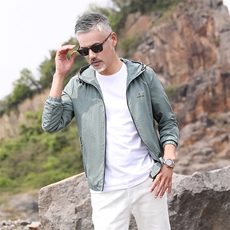 冰丝防晒衣男士户外运动防晒衣夏季轻薄款休闲透气外套男潮，男装防晒衣，电商B212（原钱塘6029）