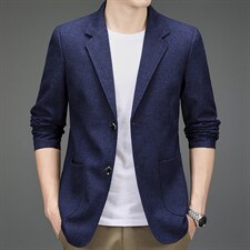 小西装中年男士外套春季韩版潮流商务休闲高级感宽松西服上衣外套图片