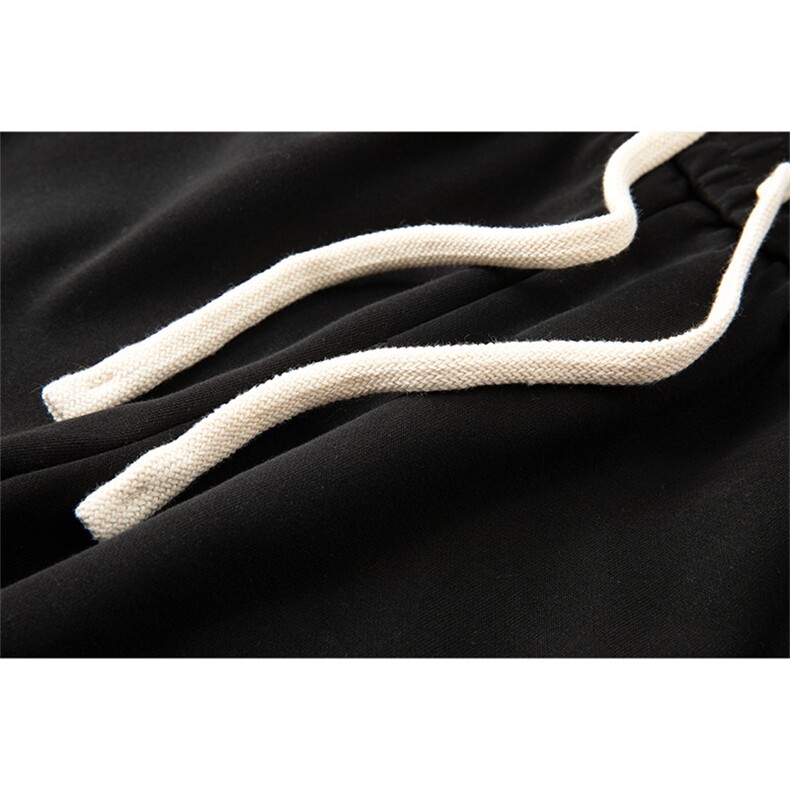 聚酯纤维YK86023-P35秋季上新黑灰色美式休闲卫裤,男装休闲裤,电商A086-1