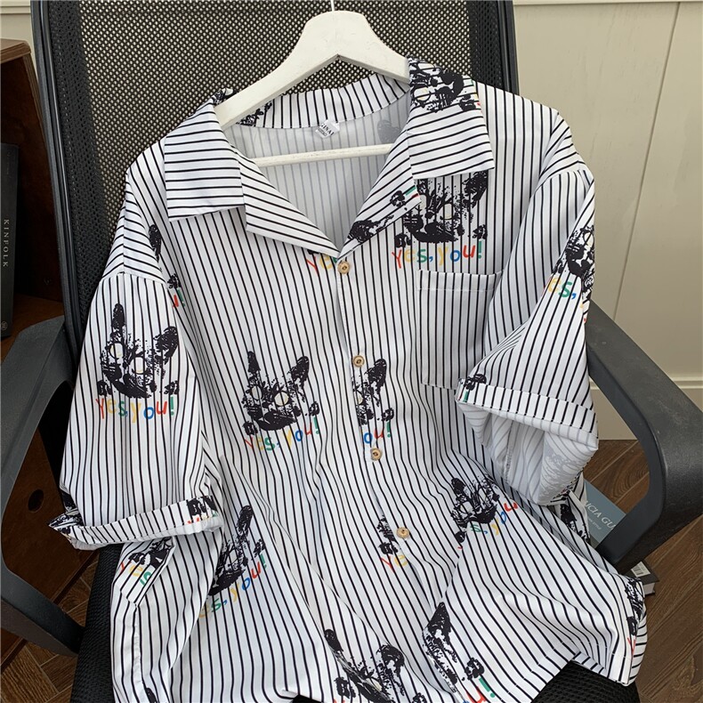 2025夏装新款短袖衬衫沙滩服A158-CS612-P38图片