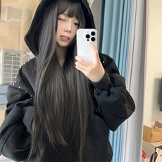 抖音得物高品质26春装美式高街铆钉杜宾犬耳朵开衫卫衣外套W125，女装短外套，电商A486