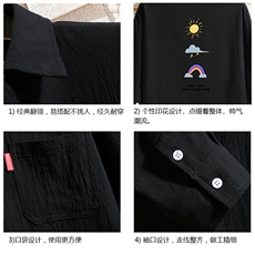 QC58141-P45亚七分袖衬衫男大码五分袖衬衣男短袖，男装衬衫，电商A040A