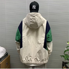 秋新款拼接撞色工装连帽潮牌冲锋衣夹克男休闲百搭外套JK123P62，男装夹克，星座1013-5