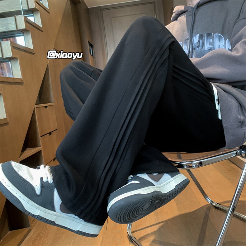 XZ616秋季新款卫裤折皱设计感休闲裤TY953M-5XLP45控58,男装休闲裤,星座512A（原616）